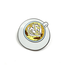 High Quality Lucky Logo Black Nickel Anime Enamel Pin Rainbow Plated Enamel Pin